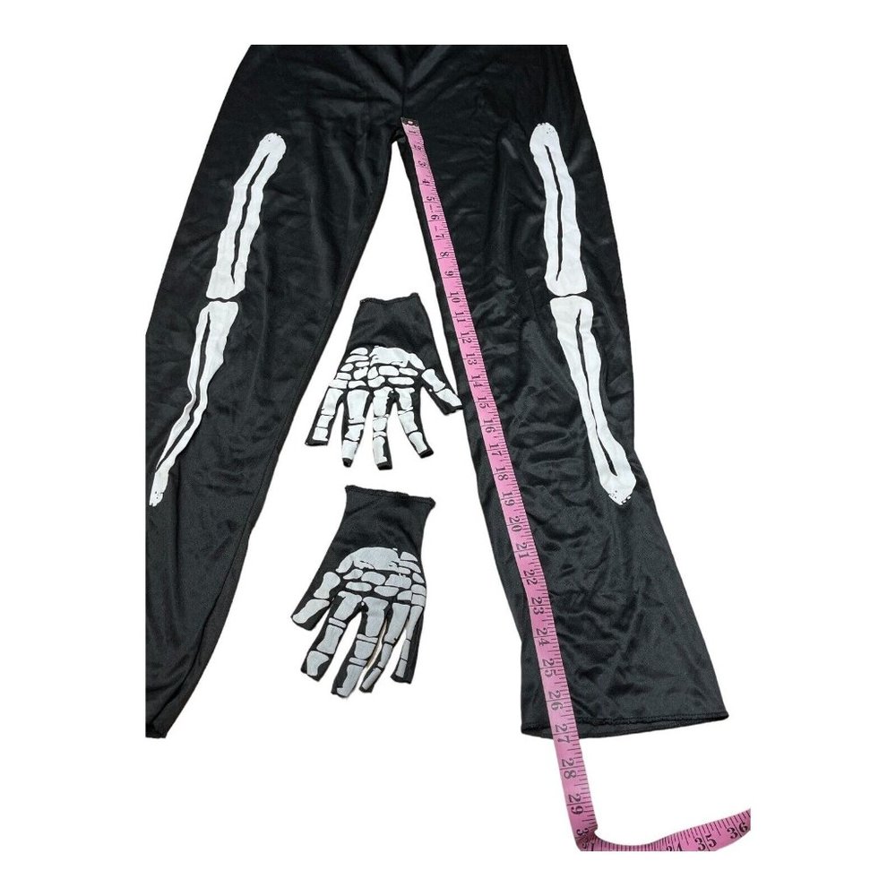 SHITE Skeleton Costume For Girls Size XL-24-16 - Picture 13 of 16